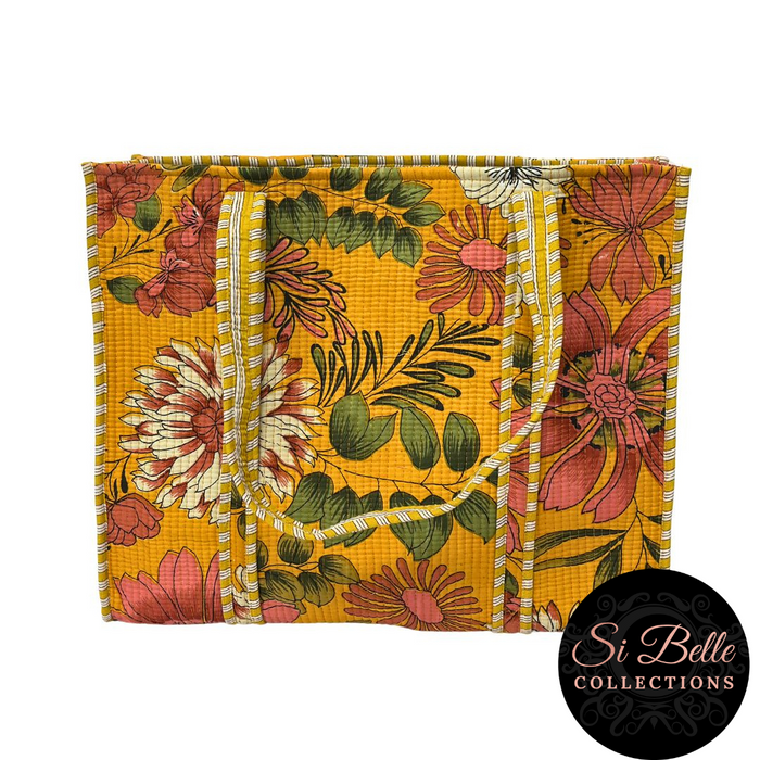 Victoria Jane - Mustard Flower Designer Carry All Tote Bag