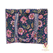 Navy Floral Zipped Designer Carry All Tote Bag