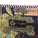 Black Peacock Jungle Zipped Designer Carry All Tote Bag close up