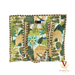 Green Peacock Jungle Zipped Designer Carry All Tote Bag