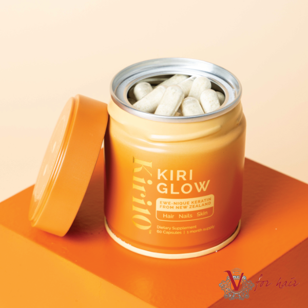 Kiri10 – Glow Keratin Capsules – 60 capsules open