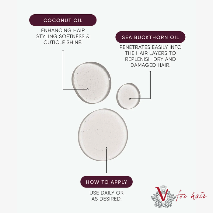 NAK - Nourish Hair Oil - 100ml ingredients 2