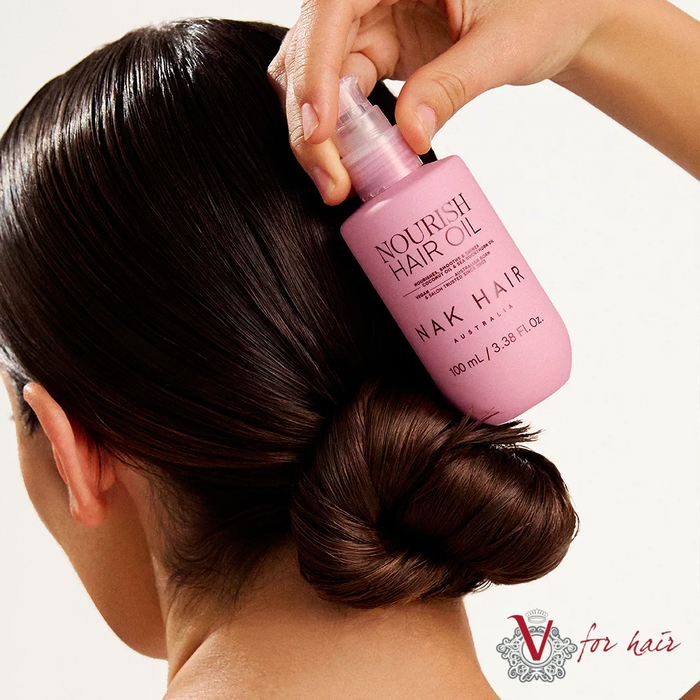NAK - Nourish Hair Oil - 100ml on hair