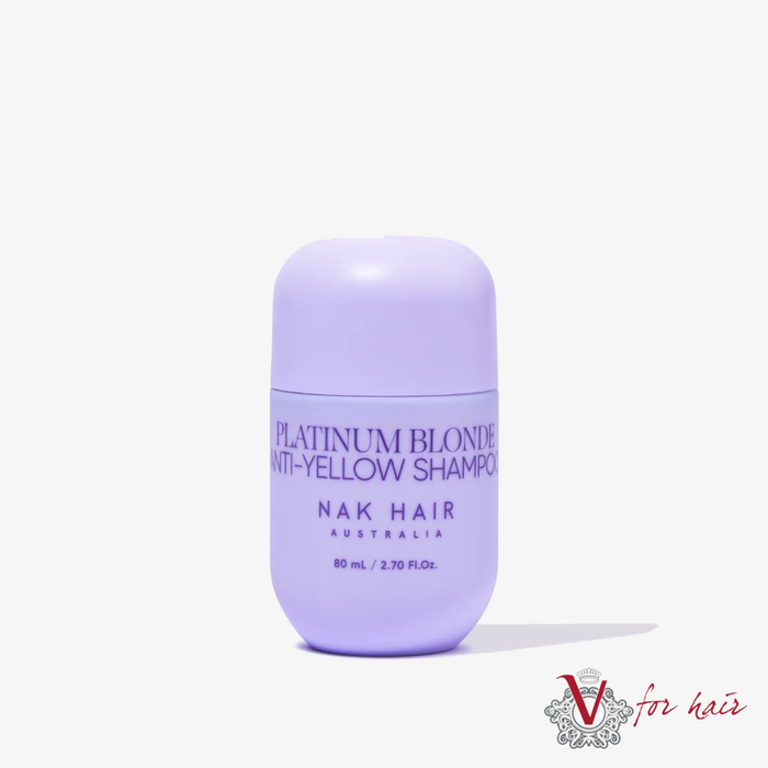 NAK - Platinum Blonde Anti-Yellow Shampoo - 2 Sizes Available mini