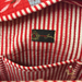 Red Bird Zipped Designer Carry All Tote Bag close up label