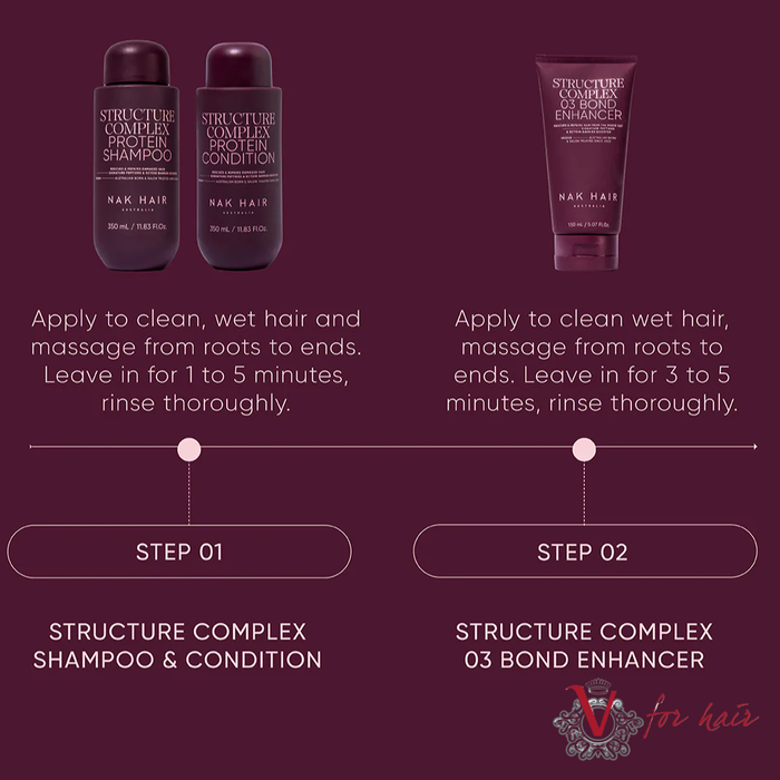 NAK - Structure Complex Protein Conditioner - 2 Sizes Available routine